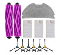 mop pads, Accessori for la pulizia efficienti, compatibili con Eureka E20 Plus. Set completo di parti di ricambio, incluse 2 spazzole principali e altro ancora.,for cleaner accessory