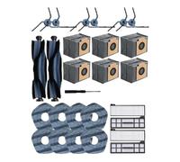 mop pads, Compatibile con Eufy X10 Pro Omni Robot Aspirapolvere Spazzola Laterale Principale Filtro Hepa Panno for Mocio Sacchetti for la Polvere Parti di Ricambio,for cleaner accessory