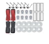 mop pads, Kit di accessori di ricambio, compatibile con aspirapolvere Roborock Qrevo Curve/P20 Pro, spazzola principale, laterale, filtro, mocio, sacchetto for la polvere,for cleaner accessory