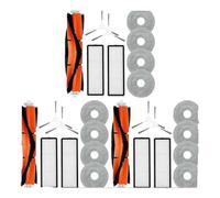 mop pads, Set da 3 compatibile con Xiaomi S20 Plus + Robot aspirapolvere Spazzola laterale principale Filtro Hepa Panno for mocio Parti di ricambio Accessori,for cleaner accessory