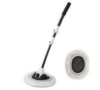 Mop telescopico con manico lungo per autolavaggio con asta curva per capelli mor