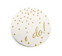Mopec A1721 - Sottobicchieri I do, 10 cm, set 12 pezzi, cartone