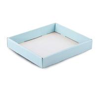 Mopec C18,03-Vassoio in Cartone, Colore: Blu, 23 cm, Confezione da 1 Pezzo