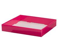 Mopec C26,34-Vassoio in Cartone acharolada Colore: Rosa, 23 cm, Confezione da 1 Pezzo