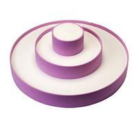 Mopec C33,02-Alzata Torta, 3 Livelli, Colore: Rosa, Confezione da 1 Pezzo