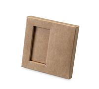 Mopec E20,61-Scatola con Interno Estraibile Nero Kraft, Confezione da 25 Pezzi