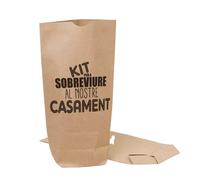 Mopec E853.07.1 Borsa Kraft Kit per Matrimonio, Nero, 18 x 32 x 7 cm, Confezione da 25, Carta, Multicolore