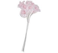 Mopec F470.02 Capullitos di Seta Rosa, Confezione da 12, Tessuto, Multicolore, Taglia Unica