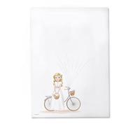 Mopec Foglio per impronte comunione bambina cesto fiori 29,5 x 42 cm