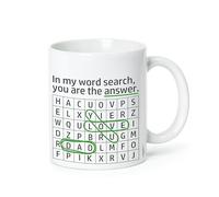 Mopec G21.3 Ceramic Mug with WordSearch Design for Father's Day
