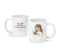 Mopec G61.5 Tazza Ceramica Prima Comunione Ragazza con Bibbia