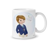Mopec G670.3.3 Tazza in ceramica My Holy Communion Boy in confezione regalo, in porcellana