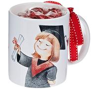 Mopec GB357.2.1 - Tazza in ceramica graduata per 6 cioccolatini in confezione regalo