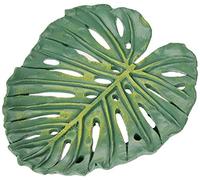 Mopec - Piatto in resina foglia tropicale peq.10 x 11,5 cm. Confezione da 6, verde, taglia unica, 6