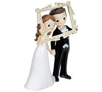 Mopec Pop&Fun - Figura per Torta, in Resina, Colore Bianco, 9,5 x 18,7 x 25,5 cm