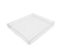 Mopec QE6100 Confezione da 25 scatole trasparenti 14,2 x 11,7 x 1,4 cm