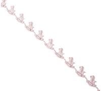 Mopec S120.02 Nastro Cavalluccio Seta Rosa 15 mm x 23 Metri
