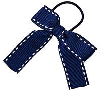 Mopec S84.25 Fiocco Blu Marino Trapuntato ed Elastico, 15 mm, 24 Pezzi, Tessuto