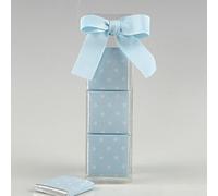 Mopec Scatola con 3 napoletani, Blu, 0.70x3.70x13.50 cm