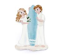 Mopec W200 Confezione di 10 Magneti in Legno Surf Sposi 7 cm.