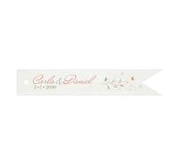 Mopec X118 Confezione 20 Biglietti Motivo Acquerello Floreale 11x2 cm.