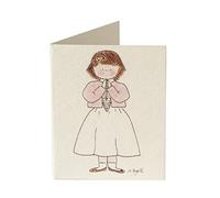 Mopec X37-Scheda di librito Comunione di Ragazza con Vestito Breve, Confezione da 100 Pezzi