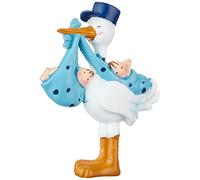 Mopec Z5810.3 Magneti a Forma di Cicogna, con Bambini Gemelli Pit, Confezione da 12 Pezzi