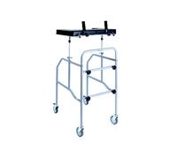 Mopedia Deambulatore rollator per anziani Clik RP755T antibrachiale 4 ruote Grig