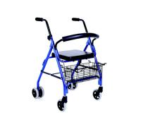 Mopedia deambulatore Rollator Pieghevole Atos Girello Per Anziani Disabili 4 Ruo