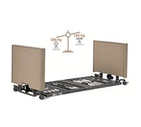 Mopedia Letto Degenza Ortopedico Elettrico Disabili Magnolia Ultralow con 3 snod