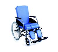 Mopedia Sedia Comoda Komoda autospinta con schienale reclinabile Azzurro