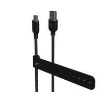 MOPHIE / CAVO USB-A verso USB-C / 1 m / NYLON INTRECCIATO RINFORZATO / NERO - Nouvo