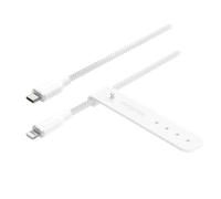 MOPHIE / CAVO USB-C verso Lightning / 2 m / NYLON INTRECCIATO RINFORZATO / BIANCO - Nouvo