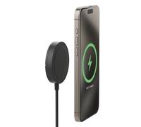 mophie Qi2 Magnetic Charger Smartphone Nero USB Carica wireless Ricarica rapida Interno