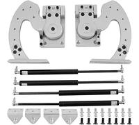Mophorn Lambo - Kit di conversione universale per porte verticali Audi, Dodge, Ford, Honda, Toyota, Nissan, Chevrolet, ecc. 90 gradi, colore: argento