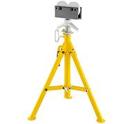 Mophorn Regolabile in Altezza del Supporto per Jack per Tubi da 32 Pollici a 55 Pollici, Supporto per Tubi con Testa a rulli 4500 Libbri / 2 Tonnellate di Capacità per Filettare Tubi