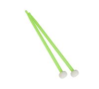 mophrati 1 paio di bacchette per timpani Accessori per strumenti a percussione Esercitati a suonare studenti con martello tamburo doppia testa stabile, Verde chiaro