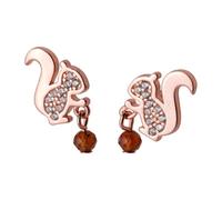 mophrati 1 paio di orecchini a bottone da donna alla moda, alla moda, per animali, orecchini decorativi, gioielli per feste in argento, decorazioni per feste di fidanzamento