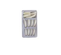 mophrati 1 set punta francese stampa sulle unghie punte dei file della punta della bara copertura completa ballerina decalcomanie di arte strumento di bellezza manicure fai da te , Tipo 1