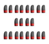 mophrati 10 paia di maniche per giochi mobili Coperture per giochi touchscreen antiscivolo traspiranti Guanti da gioco portatili per maglieria conduttiva