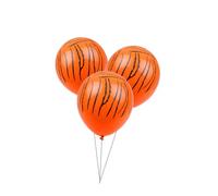 mophrati 100 Pezzi Palloncini Di Compleanno Animale Stampato Casa Palloncino Atmosfera Disposizione Bella Foto Puntelli Accessorio Doccia, Stampa della tigre