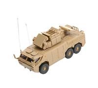 mophrati 172 4D Assemblaggio Veicolo blindato Modello di veicolo fai da te Camion in miniatura Giocattolo Intrattenimento Coinvolgere i bambini nelle, giallo, 11 cm