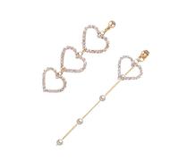 mophrati 2 pezzi di squisiti orecchini di cristallo artigianali per feste ufficiali e uscite casual. Lega delicata sulla pelle