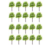 mophrati 20 piante in miniatura goditi la bellezza della natura ovunque, come un albero artificiale in miniatura plastica per modellini di treni plastica