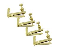 mophrati 4pcs Fine Tuning Adjuster Metal Violin Tuners Professional Rustproof Per Spinner Strings Ganci Accessori per strumenti musicali