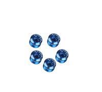 mophrati 5 pezzi universali per bici a velocità singola Bullone per ruota dentata in lega di alluminio Viti per guarnitura Accessori per la sostituzione delle parti, Blu