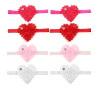 mophrati 8x fascia per capelli in chiffon per ragazze, ampia applicazione, comoda e delicata sulla pelle, fascia per capelli per bambina