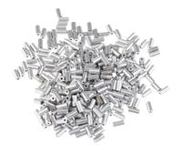 mophrati Accessori per la Pesca Crimpature per terminali di Filo da Pesca Crimpature efficienti per lenze Manicotti di crimpatura in Alluminio Resistenti 1000 connettori per Tubi