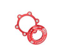 mophrati Adattatore per bloccaggio Centrale per Bici, componente ciclistico Liscio, Durevole e ad Resistenza, Essenziale per Le modifiche alla Bici, Adattatore per Flangia di