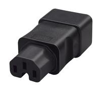 mophrati Adattatore per spina di conversione di potenza stabile realizzato con conduttore in rame, dotato di connettore adattatore di alimentazione IEC 320 C20 a C15 pin maschio